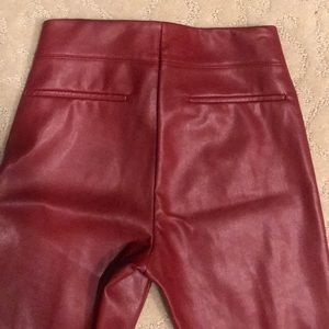 Zara Pants - Zara trafaluc collection leather pants Zara Pants - Zara trafaluc collection leather pants